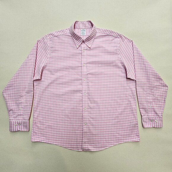 Brooks Brothers Regent Fit Stretch Non-Iron Button Down XL - Picture 2 of 8